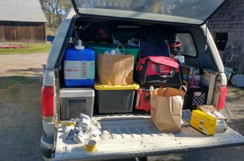 Truck packed for Mexico
