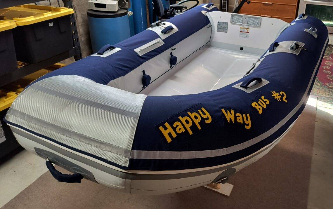 DIY chaps for a brand new achilles dinghy