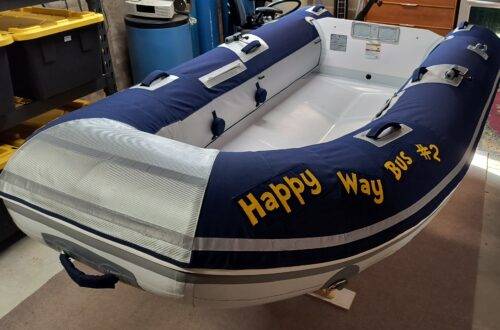 DIY chaps for a brand new achilles dinghy