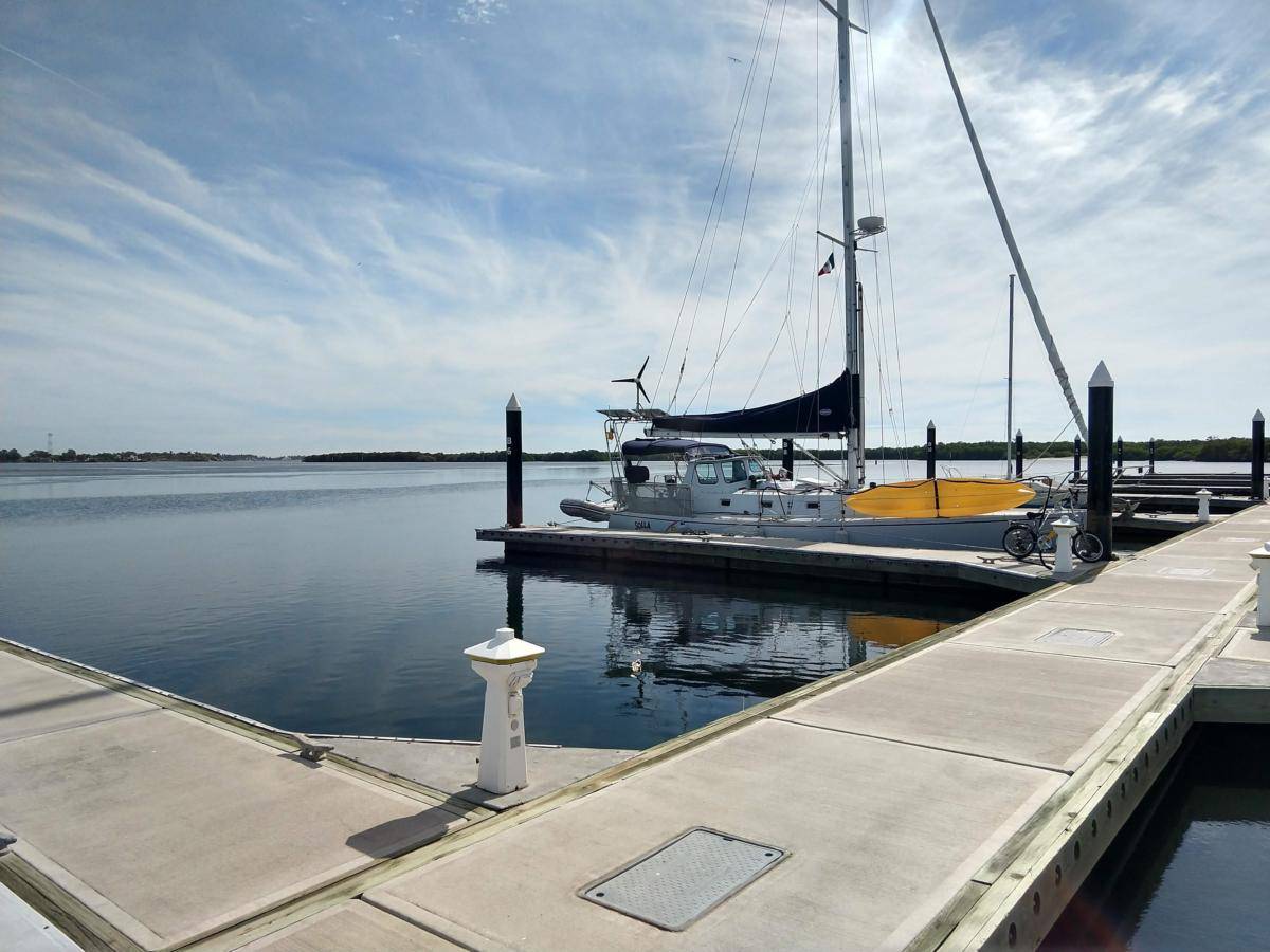 Seriously, the only boat here.