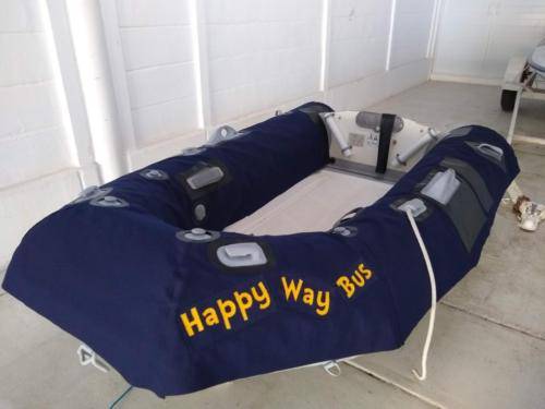 Panels sewn together