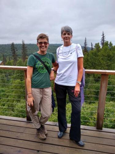 It's Denali Mountain behind us, I promise.