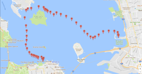 Trip track (half of it)